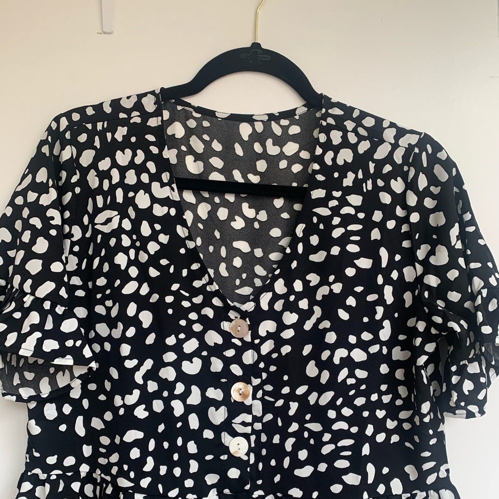 Leopard Ruffle Dress - Picture 5 of 5